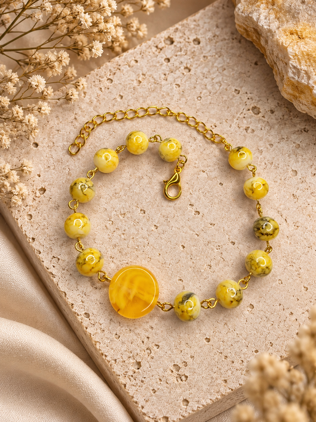 Golden Lemon Bracelet