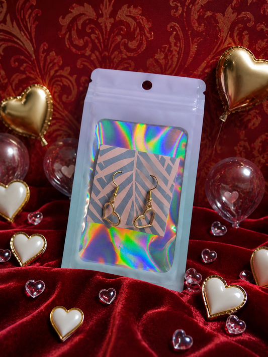 💛 Tilted Heart Earrings