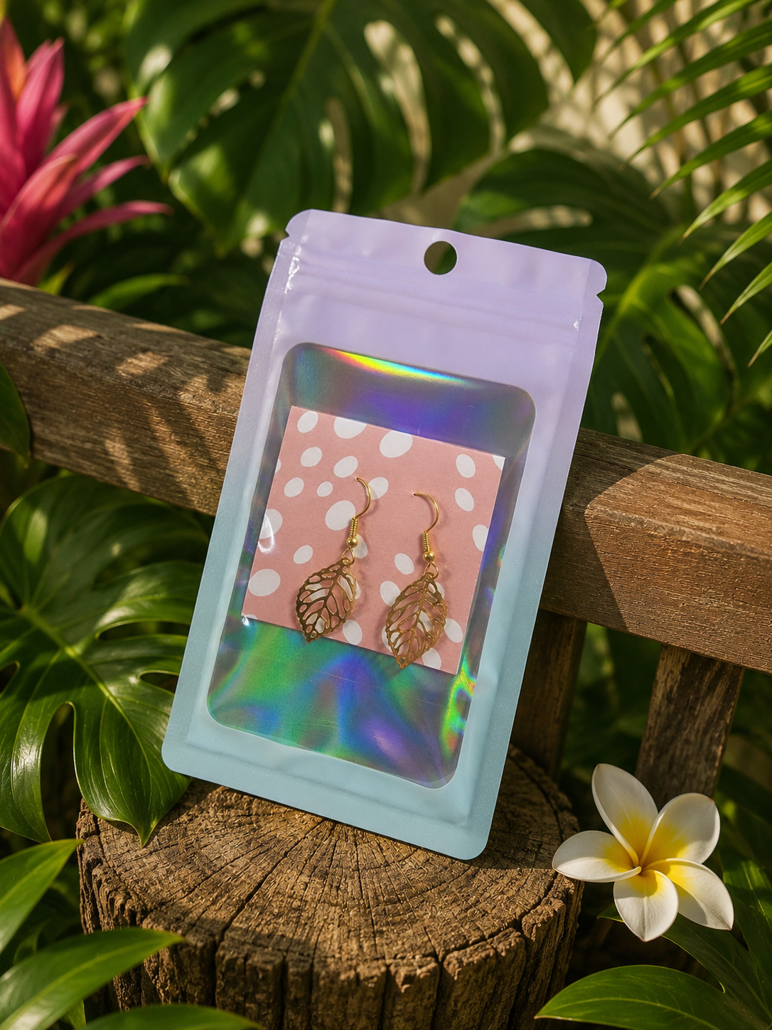 Gold Leaf Earrings