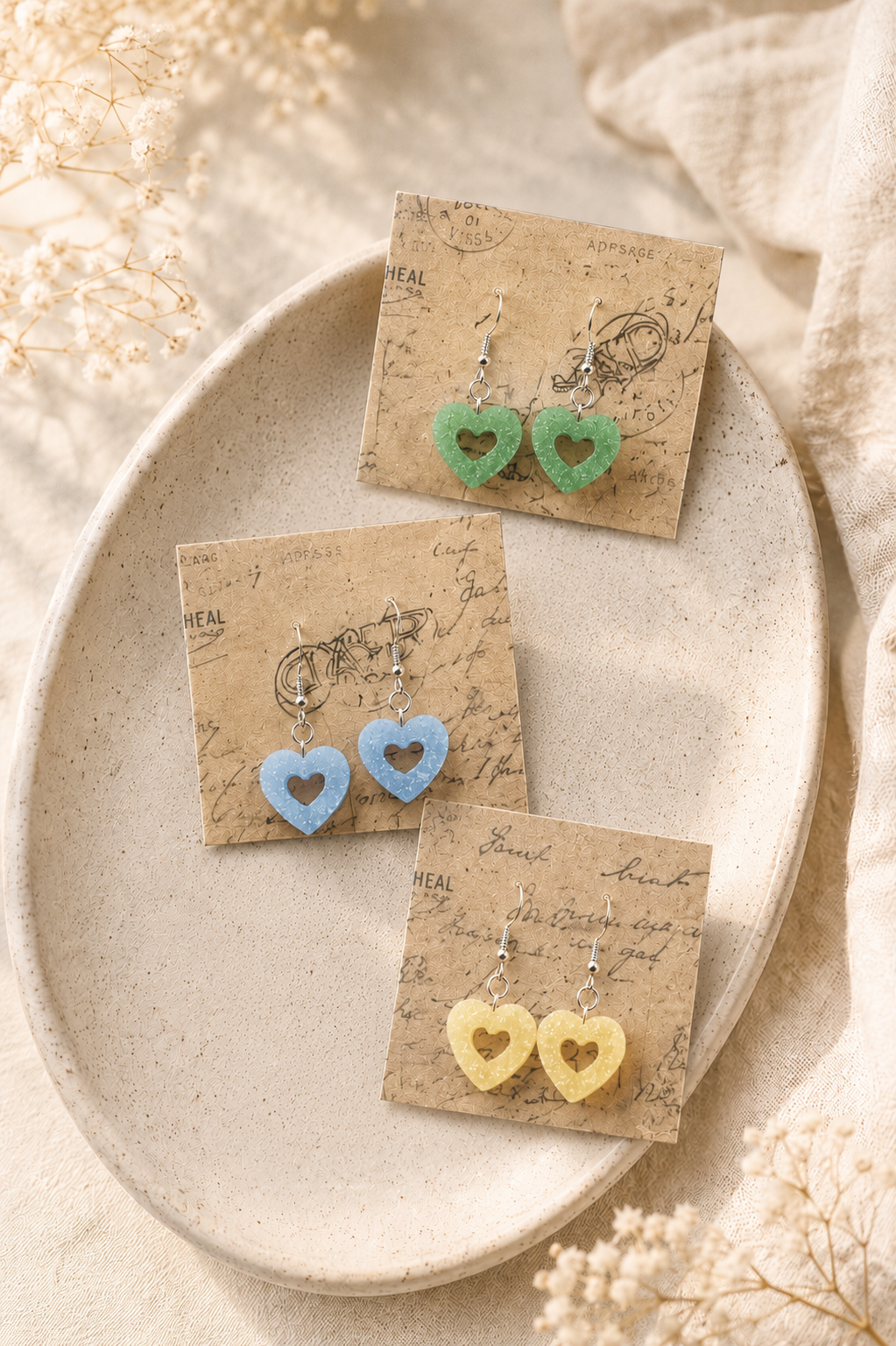 Candy Heart Earrings